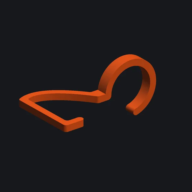 Деталь для шкафа 111 мм — 3D-модель