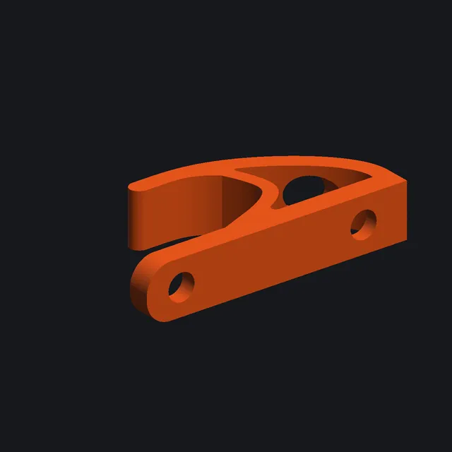 Настенный крючок · вариант 13 — 3D-модель