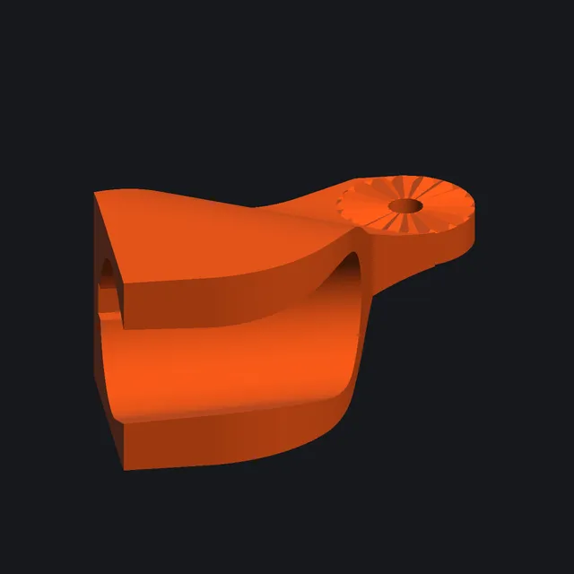 Держатель лейки душа 73 мм — 3D-модель