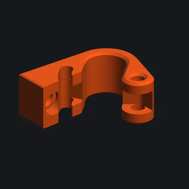 Настенный крючок · вариант 57 — 3D-модель