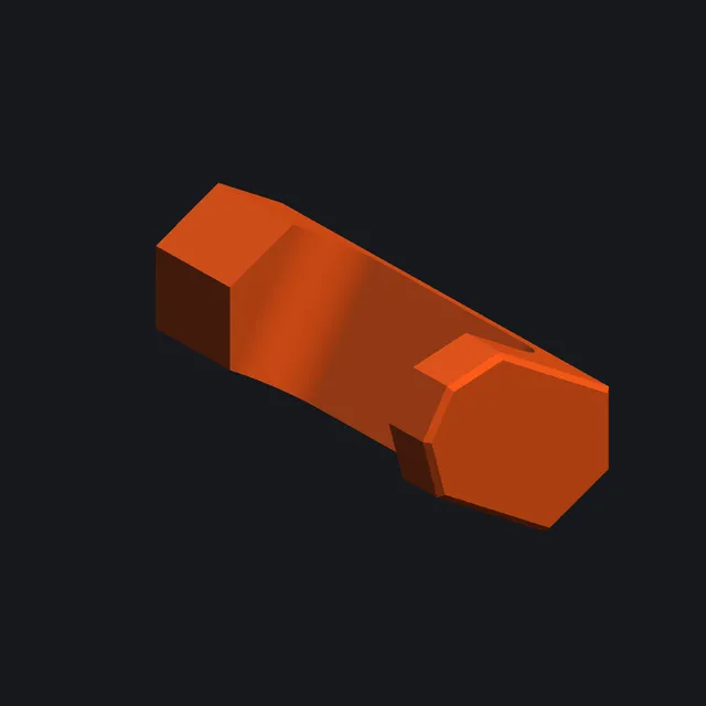 Настенный крючок · вариант 29 — 3D-модель