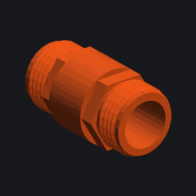 Переходник для шланга · вариант 27 — 3D-модель