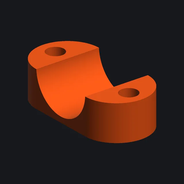 Хомут для трубы — 3D-модель