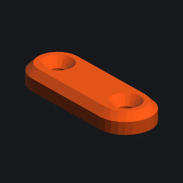 Подпятник мебельный 43 мм — 3D-модель