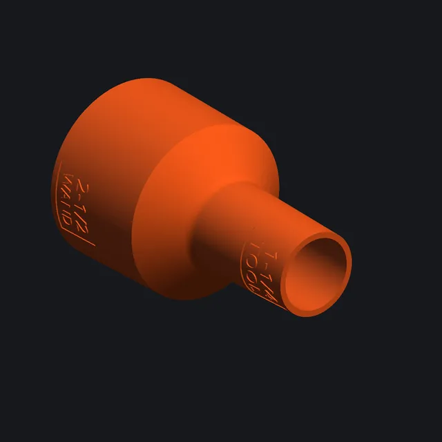 Переходник для шланга · вариант 6 — 3D-модель