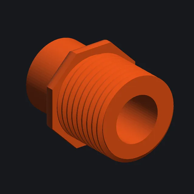 Переходник для шланга · вариант 12 — 3D-модель