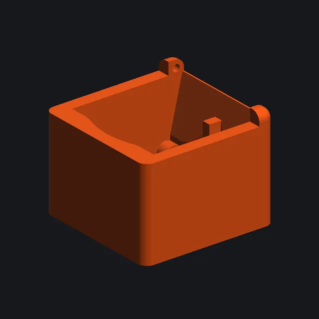 Ключница-крючок · вариант 7 — 3D-модель