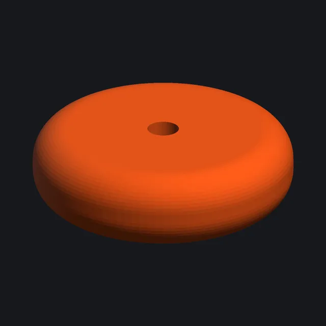 Колесо пылесоса 51 мм — 3D-модель