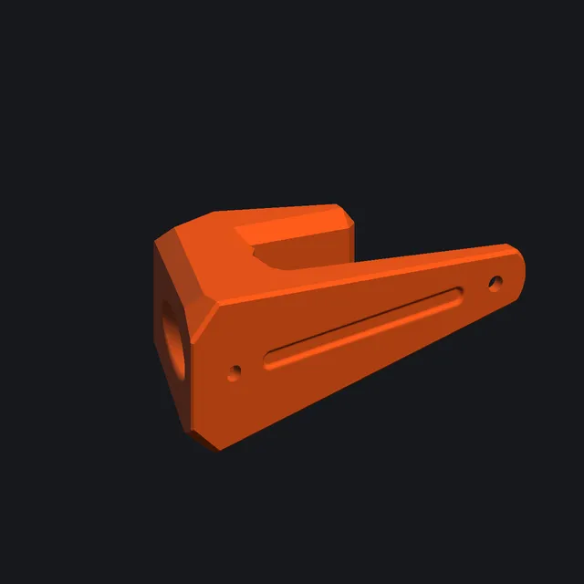 Настенный крючок · вариант 18 — 3D-модель
