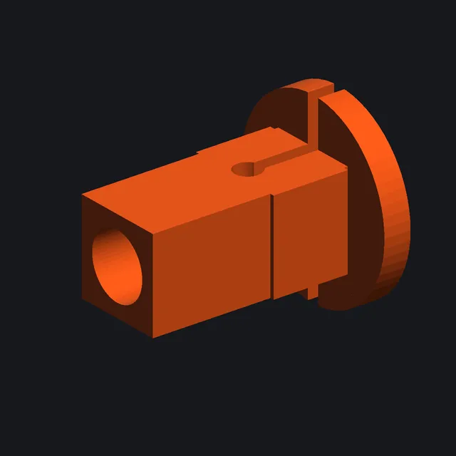 Клипса Volkswagen 17×14 мм — 3D-модель