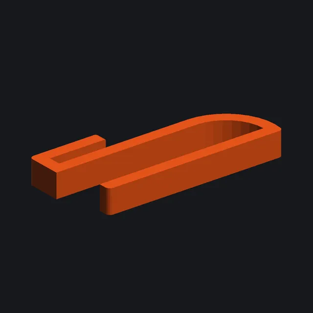 Деталь для шкафа 81 мм — 3D-модель